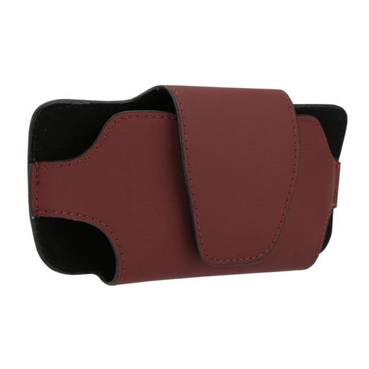 Car Glasses Storage Bag PU Leather Glasses Box(Red) - Sunglasses & Glasses Clips by buy2fix | Online Shopping UK | buy2fix