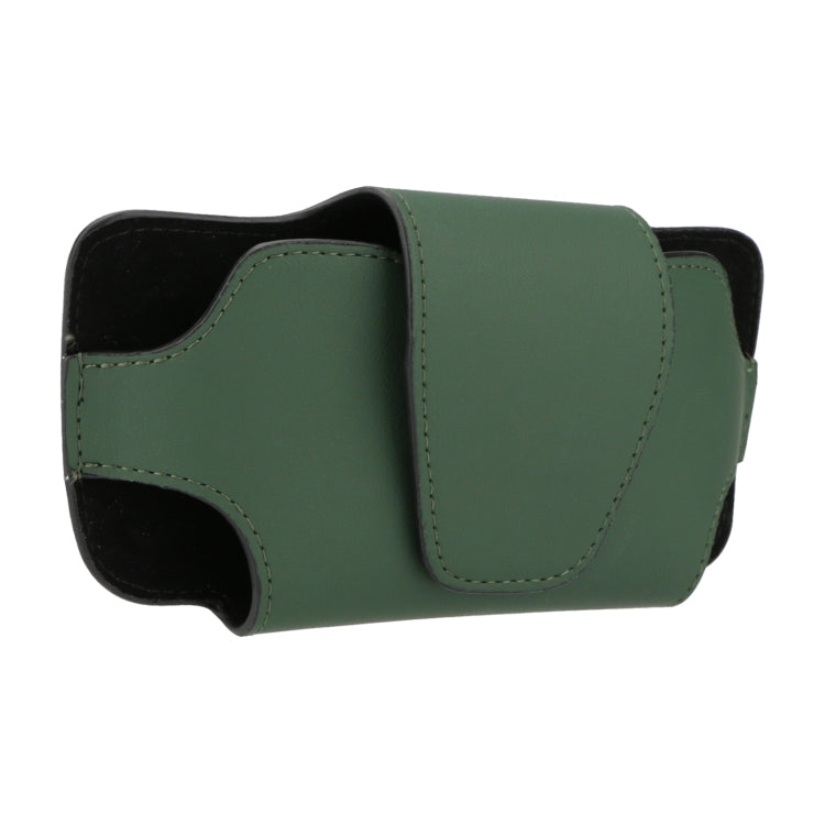 Car Glasses Storage Bag PU Leather Glasses Box(Green) - Sunglasses & Glasses Clips by buy2fix | Online Shopping UK | buy2fix
