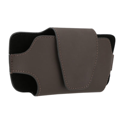 Car Glasses Storage Bag PU Leather Glasses Box(Brown) - Sunglasses & Glasses Clips by buy2fix | Online Shopping UK | buy2fix