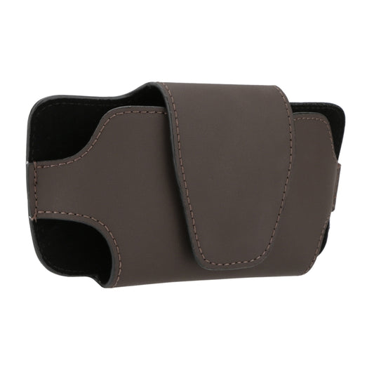 Car Glasses Storage Bag PU Leather Glasses Box(Brown) - Sunglasses & Glasses Clips by buy2fix | Online Shopping UK | buy2fix