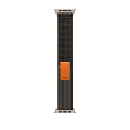 Nylon Watch Band For Apple Watch 46mm / 49mm / 45mm / 44mm(Black) - Watch Bands by buy2fix | Online Shopping UK | buy2fix