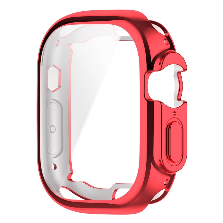TPU All-inclusive Electroplating Protective Case For Apple Watch Ultra 1 / 2 / 3 49mm(Red) by buy2fix