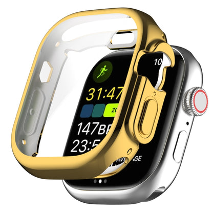 TPU All-inclusive Electroplating Protective Case For Apple Watch Ultra 1 / 2 / 3 49mm(Gold) by buy2fix