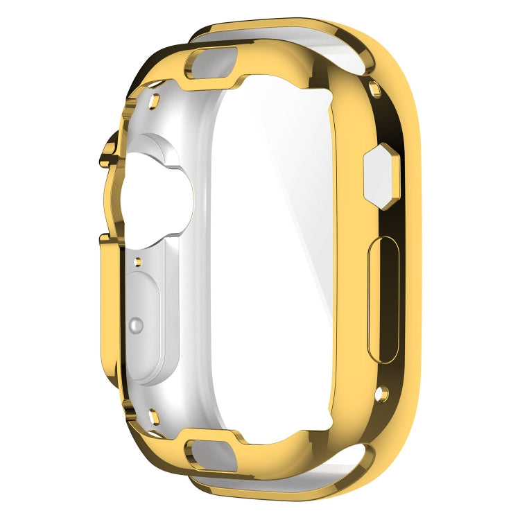 TPU All-inclusive Electroplating Protective Case For Apple Watch Ultra 1 / 2 / 3 49mm(Gold) by buy2fix