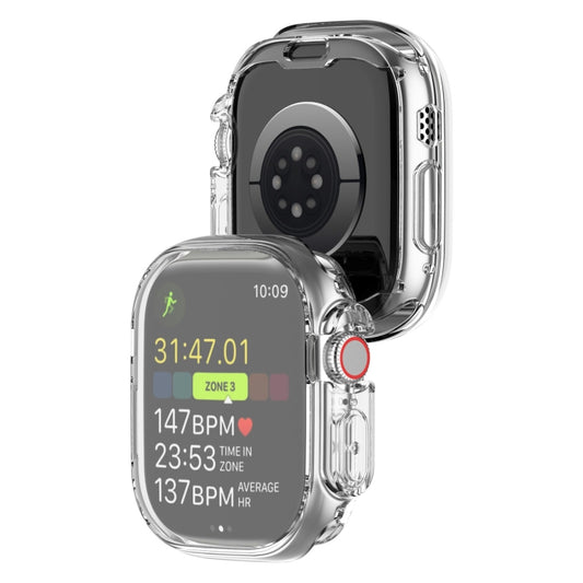 TPU All-inclusive Transparent Protective Case For Apple Watch Ultra 49mm / Apple Watch Ultra 2 49mm - Watch Cases by buy2fix | Online Shopping UK | buy2fix