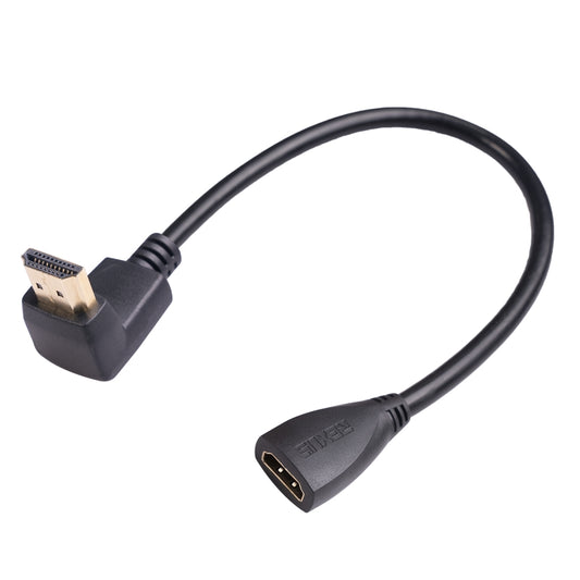 HD270-03 30cm HDMI Male Elbow to Female Adapter Cable, Type:270 Degrees by buy2fix