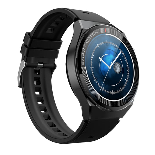 GW69 Plus Smart Watch, Support BT Call / Heart Rate / Blood Pressure / Blood Oxygen(Black + Silicone Strap Black) by buy2fix