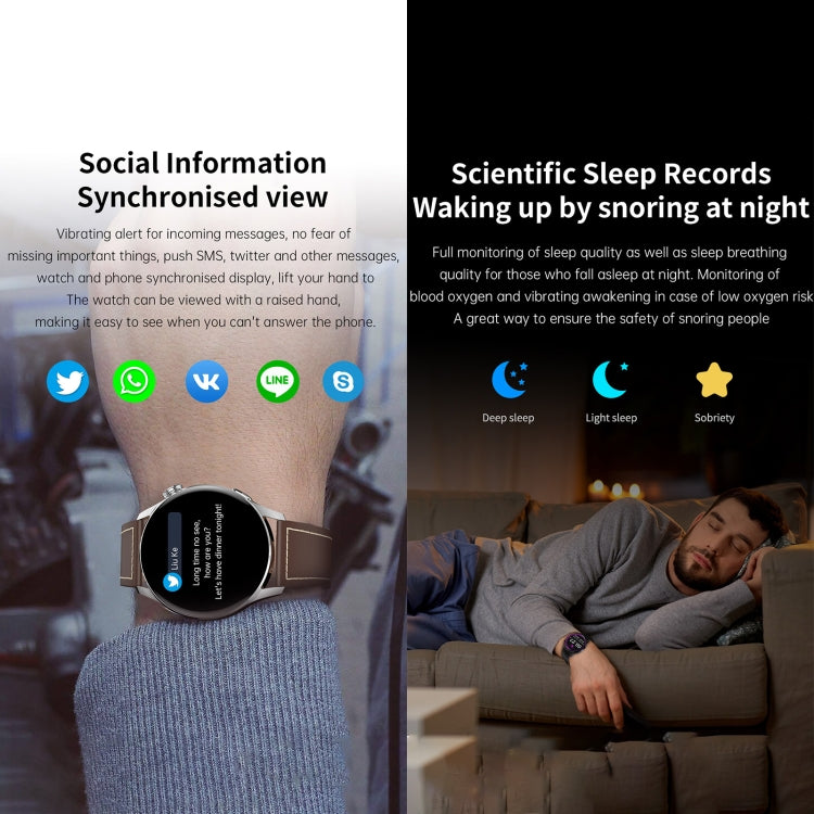 GW69 Smart Watch, Support BT Call / Heart Rate / Blood Pressure / Blood Oxygen(Black + Silicone Strap Black) by buy2fix