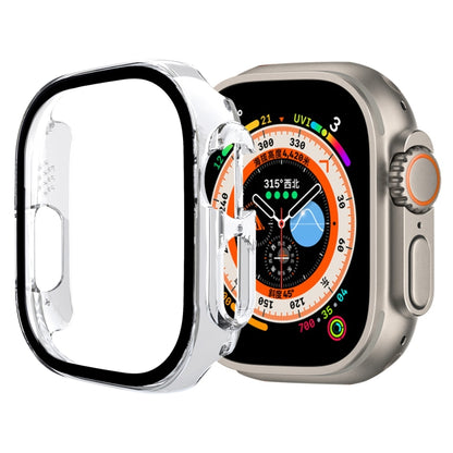 Tempered Glass Film PC Watch Case For Apple Watch Ultra 49mm / Apple Watch Ultra 2 49mm(Transparent) - Watch Cases by buy2fix | Online Shopping UK | buy2fix