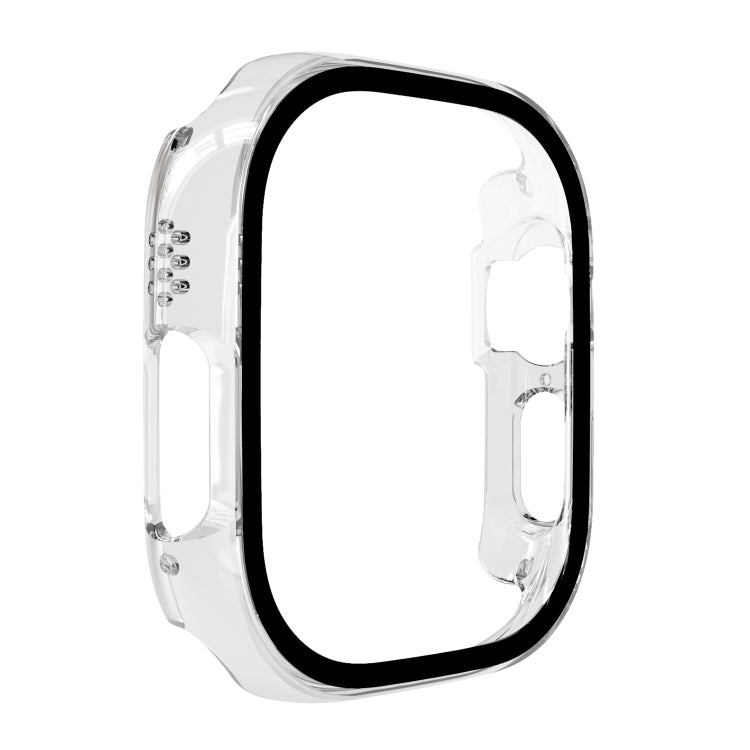 Tempered Glass Film PC Watch Case For Apple Watch Ultra 49mm / Apple Watch Ultra 2 49mm(Transparent) - Watch Cases by buy2fix | Online Shopping UK | buy2fix