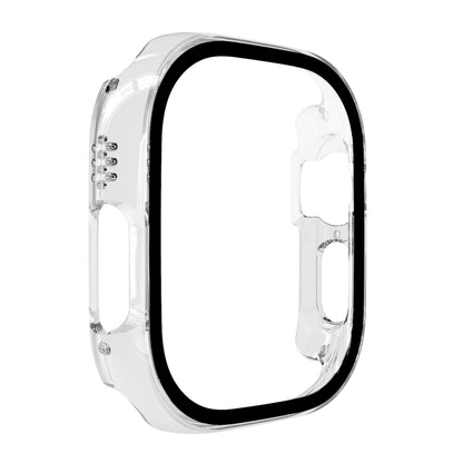 Tempered Glass Film PC Watch Case For Apple Watch Ultra 49mm / Apple Watch Ultra 2 49mm(Transparent) - Watch Cases by buy2fix | Online Shopping UK | buy2fix
