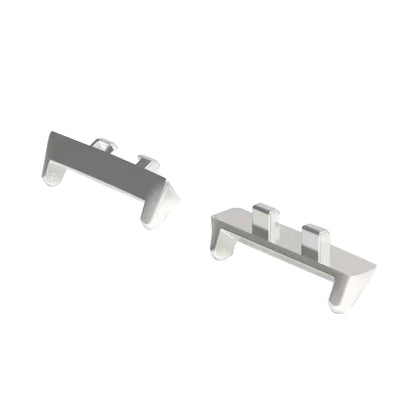 For OPPO Watch3 Pro 46mm 1 Pair 22mm Metal Watch Band Connector(Silver) - For OPPO by buy2fix | Online Shopping UK | buy2fix