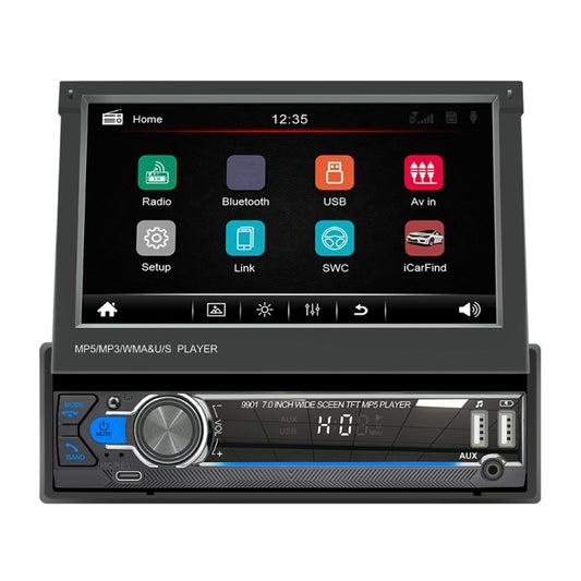 9901 7 inch Car  Retractable MP5 Player Supports FM & Mobile Phone Internet - Car MP3 & MP4 & MP5 by buy2fix | Online Shopping UK | buy2fix