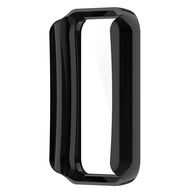 For OPPO Band 2 Tempered Glass Film PC Watch Case(Black) -  by buy2fix | Online Shopping UK | buy2fix