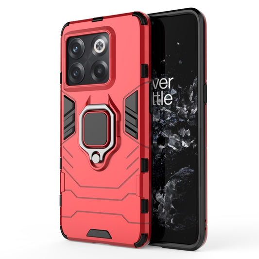 For OnePlus 10T 5G / Ace Pro 5G Magnetic Ring Holder PC + TPU Phone Case(Red) - OnePlus Cases by buy2fix | Online Shopping UK | buy2fix