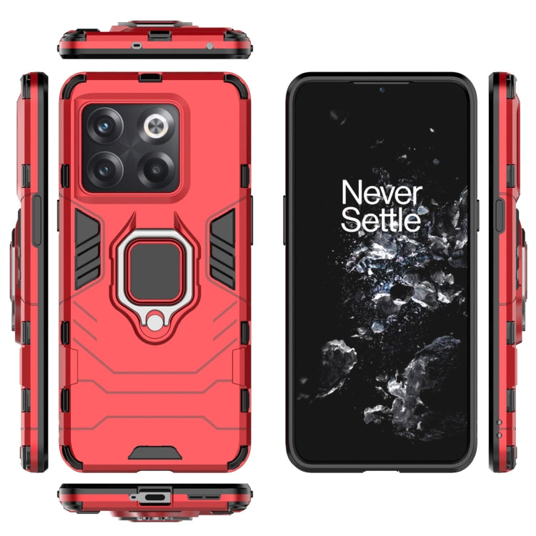 For OnePlus 10T 5G / Ace Pro 5G Magnetic Ring Holder PC + TPU Phone Case(Red) - OnePlus Cases by buy2fix | Online Shopping UK | buy2fix