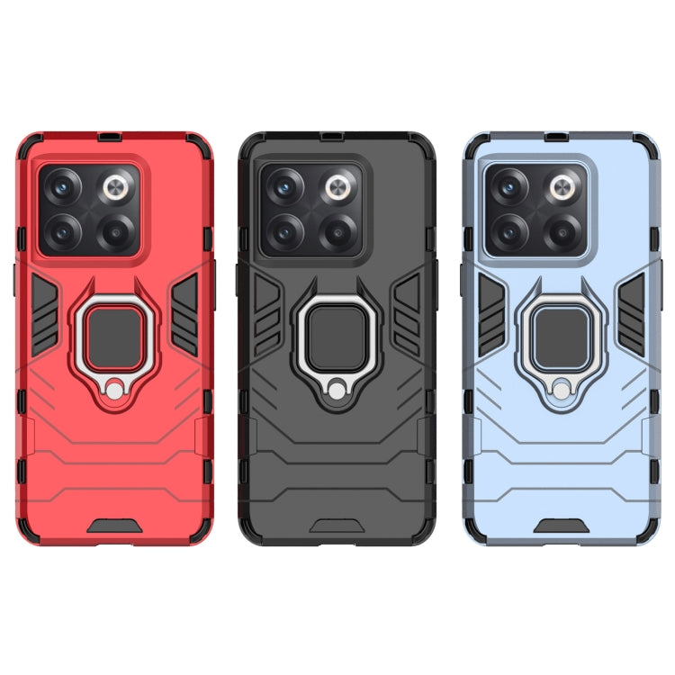 For OnePlus 10T 5G / Ace Pro 5G Magnetic Ring Holder PC + TPU Phone Case(Red) - OnePlus Cases by buy2fix | Online Shopping UK | buy2fix