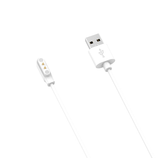 For Realme Watch 3 Magnetic Cradle Charger USB Charging Cable, Lenght: 1m(White)