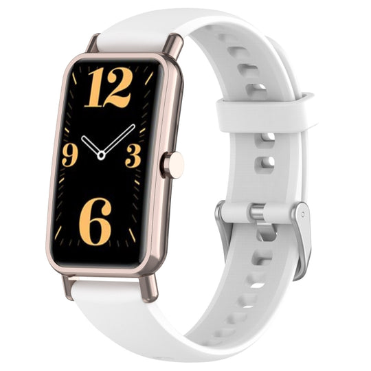For Huawei Watch Fit Mini 16mm Silicone Watch Band(White)