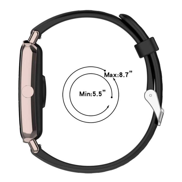For Huawei Watch Fit Mini 16mm Silicone Watch Band(Black) - Watch Bands by buy2fix | Online Shopping UK | buy2fix