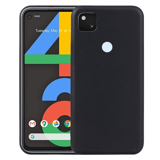 For Google Pixel 4a 4G TPU Phone Case(Black) - Google Cases by buy2fix | Online Shopping UK | buy2fix
