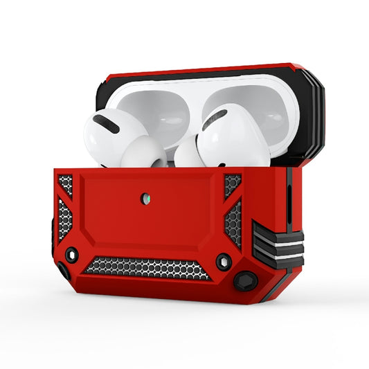 Armor Four-corner Shockproof Earphone Protective Cover For AirPods Pro 2(Red) - For AirPods Pro 2 by buy2fix | Online Shopping UK | buy2fix