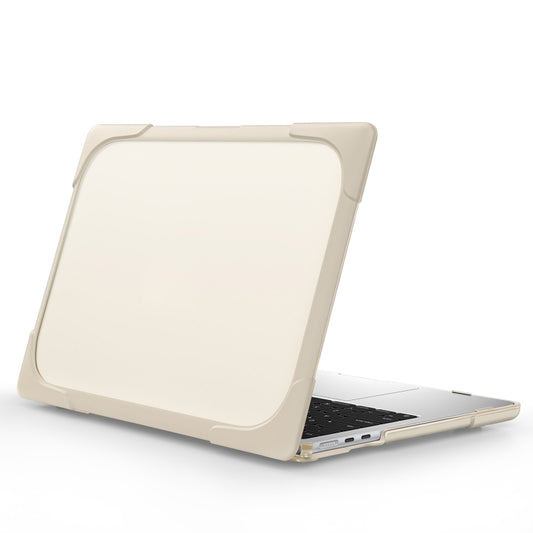 For MacBook Air 13.6 inch A2681 2022 / M3 2024 A3113 / M4 2025 A3240 TPU + PC Two-color Anti-fall Laptop Protective Case(Khaki) - MacBook Air Cases by buy2fix | Online Shopping UK | buy2fix