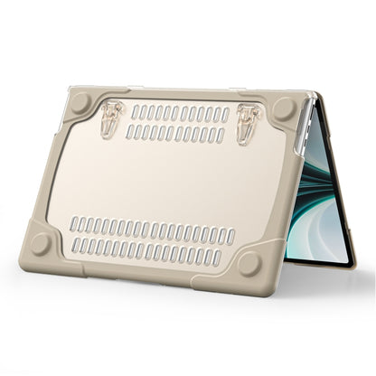 For MacBook Air 13.6 inch A2681 2022 / M3 2024 A3113 / M4 2025 A3240 TPU + PC Two-color Anti-fall Laptop Protective Case(Khaki) - MacBook Air Cases by buy2fix | Online Shopping UK | buy2fix