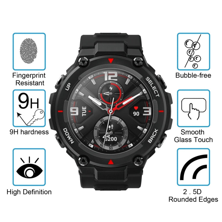 For Amazfit T-Rex 2 0.26mm 2.5D 9H Tempered Glass Film Screen Protector by buy2fix