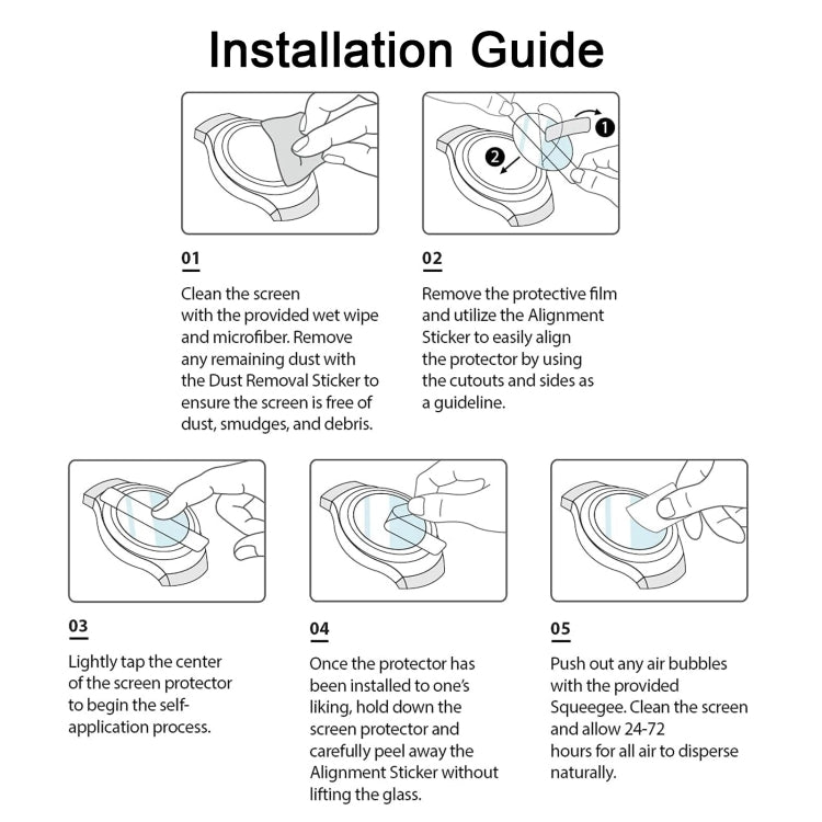 For Amazfit T-Rex 2 0.26mm 2.5D 9H Tempered Glass Film Screen Protector by buy2fix