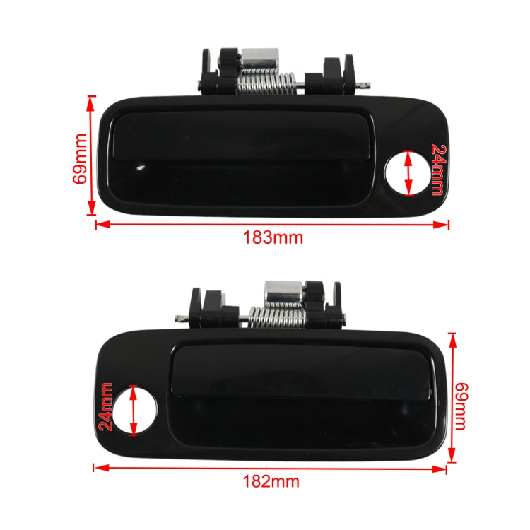 A7770 1 Pair Car Front Outside Door Handle 69210-AA010 for Toyota Camry 1997-2001 - Door Handles by buy2fix | Online Shopping UK | buy2fix