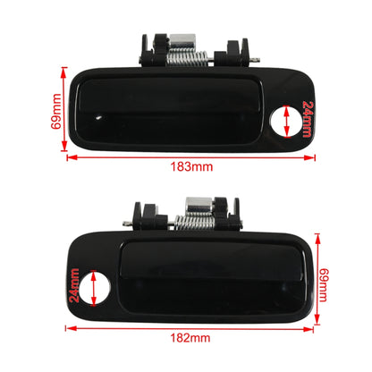 A7770 1 Pair Car Front Outside Door Handle 69210-AA010 for Toyota Camry 1997-2001 - Door Handles by buy2fix | Online Shopping UK | buy2fix