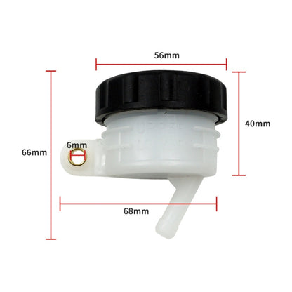 3 PCS Motorcycle Rear Brake Pump Upper Pump Split Large Oiler, Style:Round - Motorbike Brakes by buy2fix | Online Shopping UK | buy2fix
