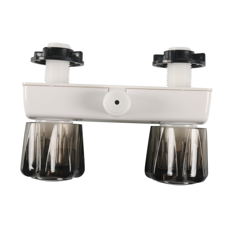 A7616-01 Dual Knob RV Shower Faucet Valve Diverter(Brown) - Others by buy2fix | Online Shopping UK | buy2fix