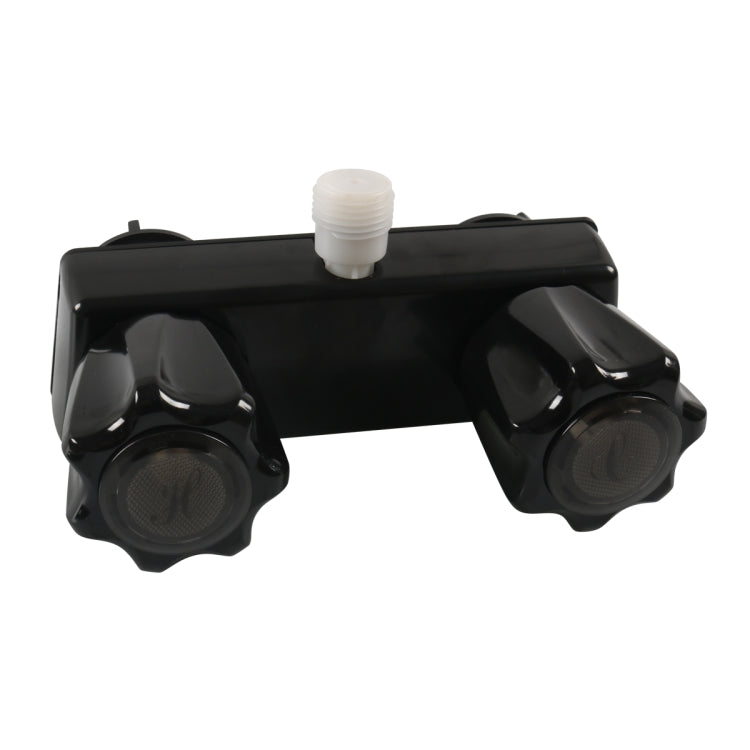 A7616-02 Dual Knob RV Shower Faucet Valve Diverter(Black) - Others by buy2fix | Online Shopping UK | buy2fix