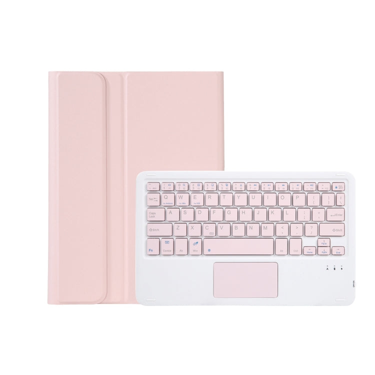 AM18-A Bluetooth Keyboard Leather Case with Touchpad For Lenovo XiaoXin Pad Pro 2022 11.2 inch(Pink) - For Lenovo by buy2fix | Online Shopping UK | buy2fix