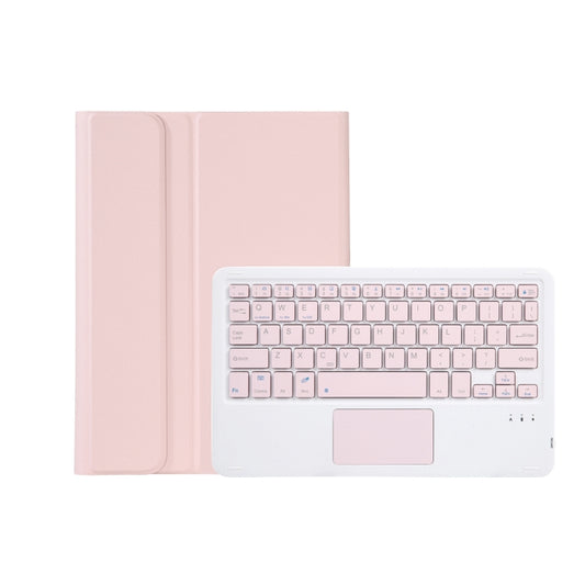 AM18-A Bluetooth Keyboard Leather Case with Touchpad For Lenovo XiaoXin Pad Pro 2022 11.2 inch(Pink) - For Lenovo by buy2fix | Online Shopping UK | buy2fix