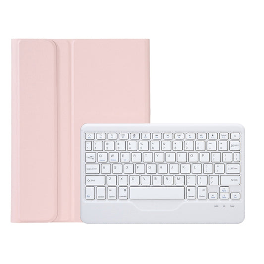 AM18-B Bluetooth Keyboard Leather Case For Lenovo XiaoXin Pad Pro 2022 11.2 inch(Pink) - For Lenovo by buy2fix | Online Shopping UK | buy2fix