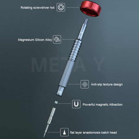 MECHANIC META Y Torx T2 Alloy Magnetic Screwdriver for Phone Repair - Screwdriver by MECHANIC | Online Shopping UK | buy2fix