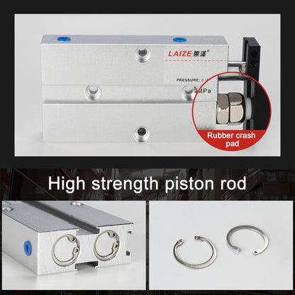 TN20x80 TN Series Double Rod Double Shaft Cylinder - Inflatable Pump by buy2fix | Online Shopping UK | buy2fix