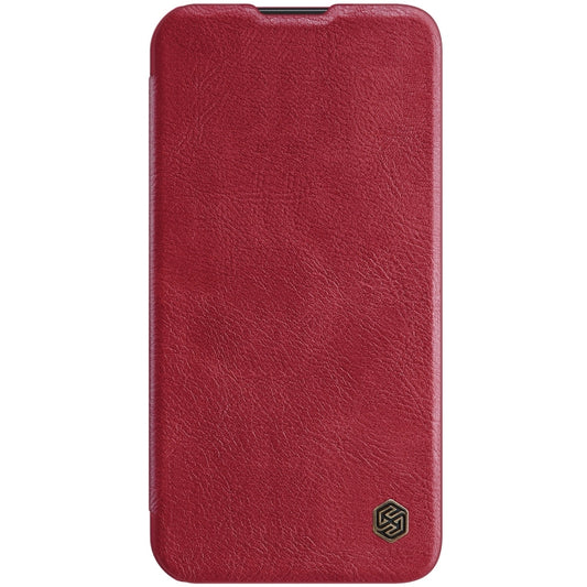 For iPhone 14 Pro NILLKIN QIN Series Pro Crazy Horse Texture Leather Case(Red) - iPhone 14 Pro Cases by NILLKIN | Online Shopping UK | buy2fix