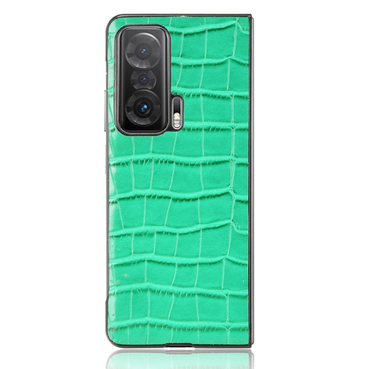 For Honor Magic V Bamboo Texture Phone Case(Green) by buy2fix