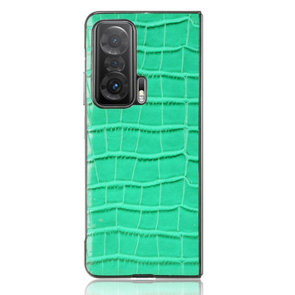 For Honor Magic V Bamboo Texture Phone Case(Green) by buy2fix