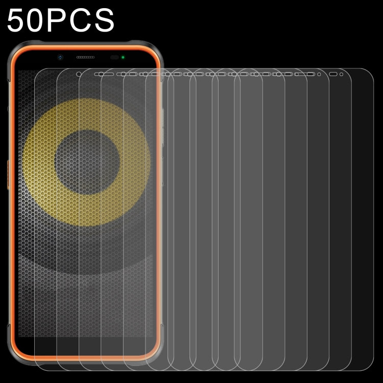 For Ulefone Power Armor 16 Pro 50 PCS 0.26mm 9H 2.5D Tempered Glass Film by buy2fix