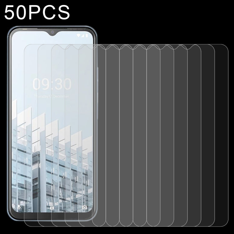 For Tecno Pop 6 Pro 50 PCS 0.26mm 9H 2.5D Tempered Glass Film by buy2fix