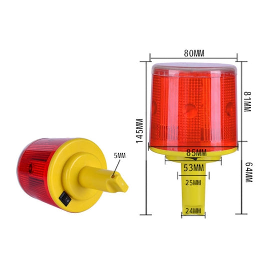 Night Solar Safety Warning Flash Light, Specification:03 Slim Sticks Tied or Inserted(Blue) - Warning Lights by buy2fix | Online Shopping UK | buy2fix