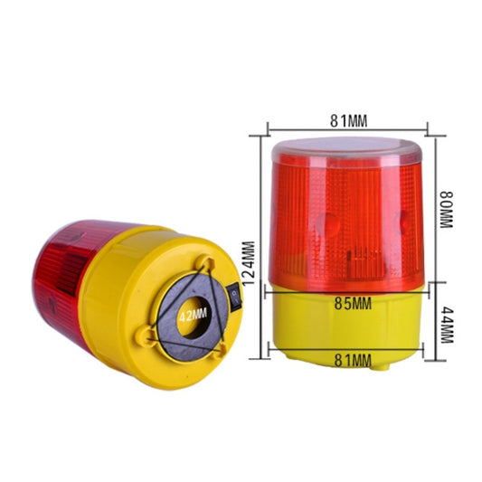 Night Solar Safety Warning Flash Light, Specification:04 Magnet(Blue) - Warning Lights by buy2fix | Online Shopping UK | buy2fix