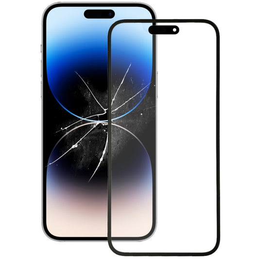For iPhone 14 Pro Front Screen Outer Glass Lens with OCA Optically Clear Adhesive - LCD Related Parts by buy2fix | Online Shopping UK | buy2fix