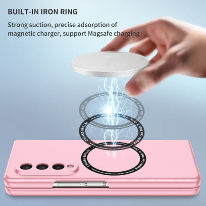 For Samsung Galaxy Z Fold3 5G Magsafe Magnetic Folding PC Phone Case(Pink) by buy2fix