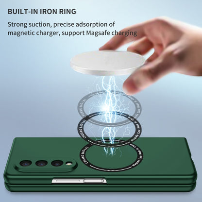 For Samsung Galaxy Z Fold3 5G Magsafe Magnetic Folding PC Phone Case(Green) by buy2fix